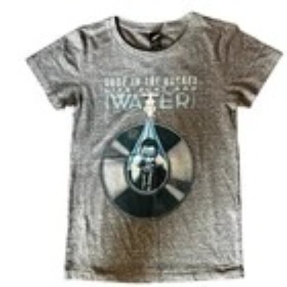 Obey Gray Just Add Water Awareness y2k Crewneck T-shirt - Picture 7 of 8